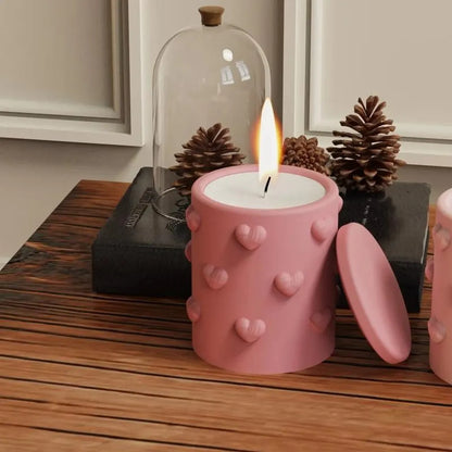 Amour Heart Lidded Jar ARM475