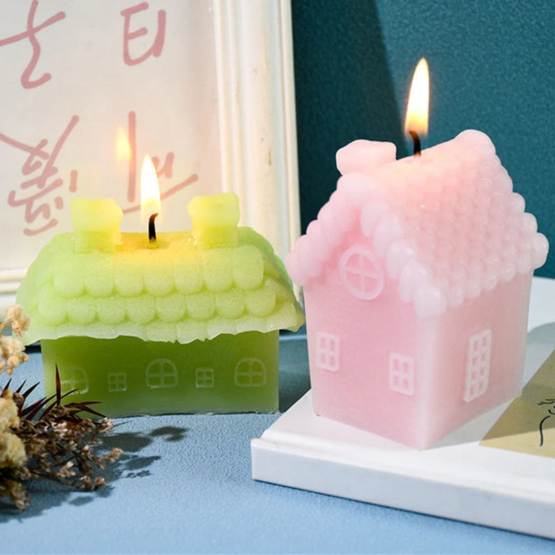 Little house Candle Mold WCM618