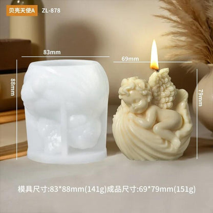 Angel Shape Candle Silicone Molds II WCM630