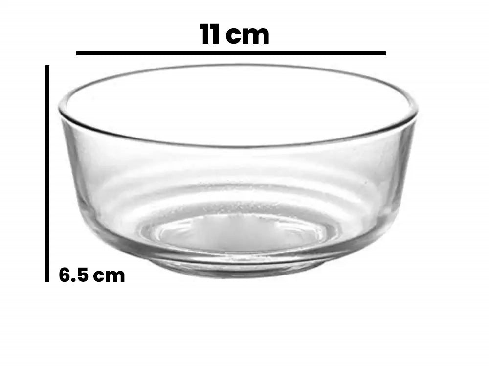 Crystal clear Glass Bowl PM410 / PM411