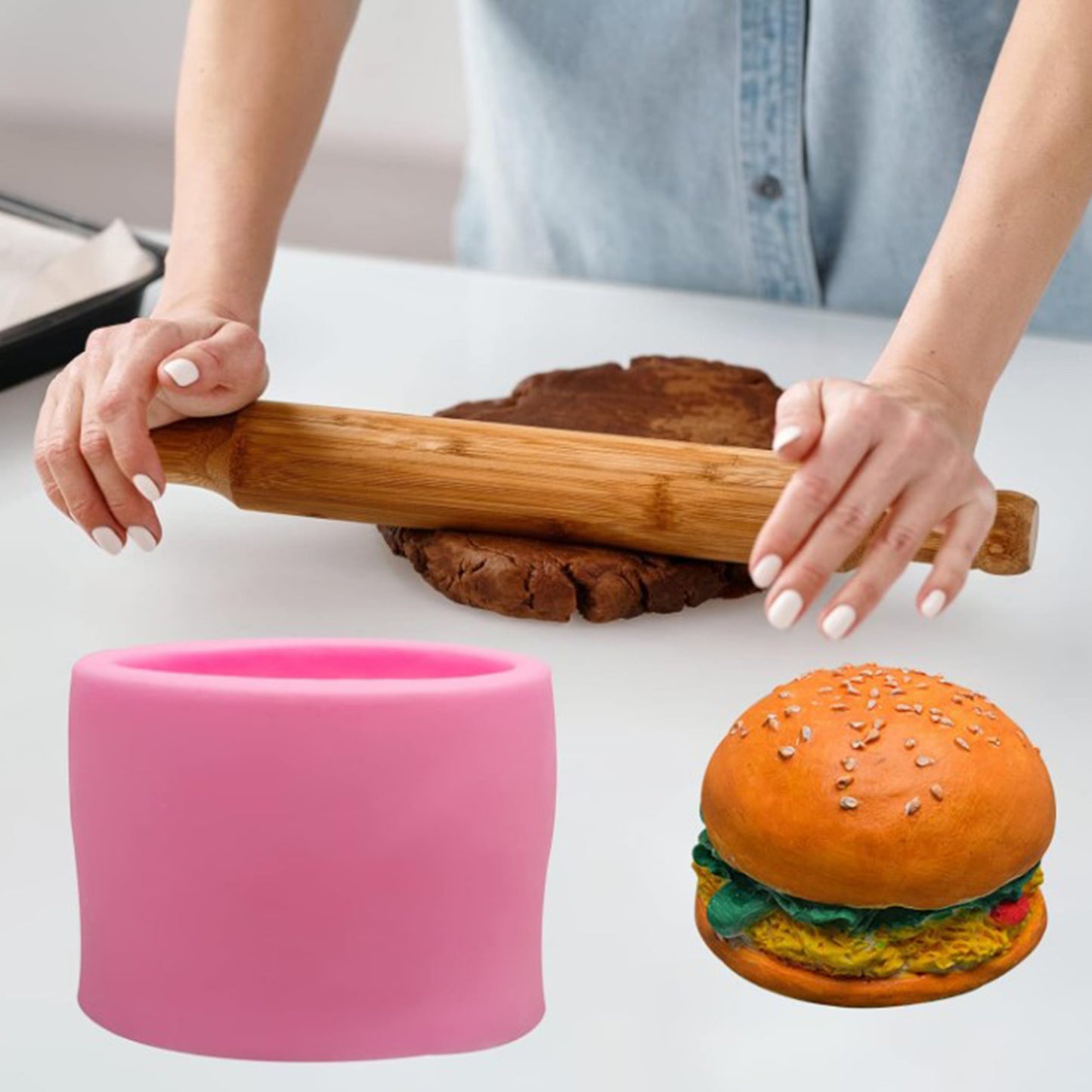Burger Bun Silicone Mold 