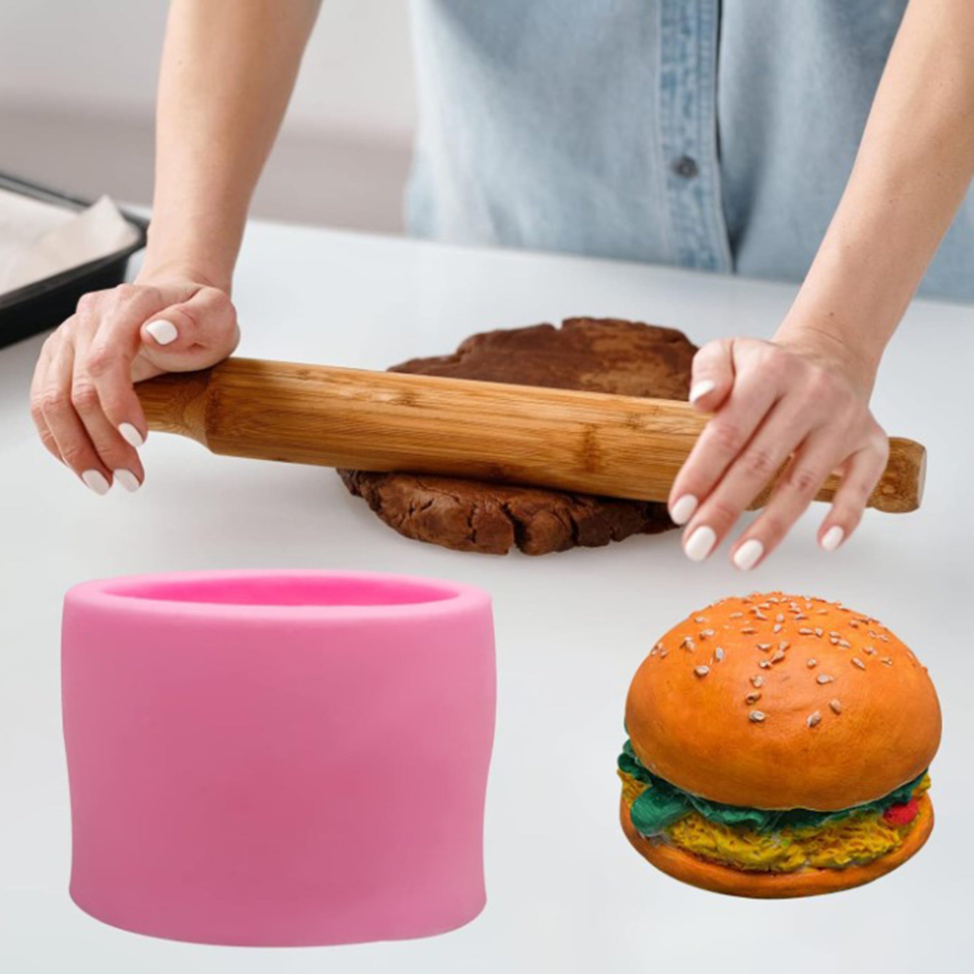 Burger Bun Silicone Mold 