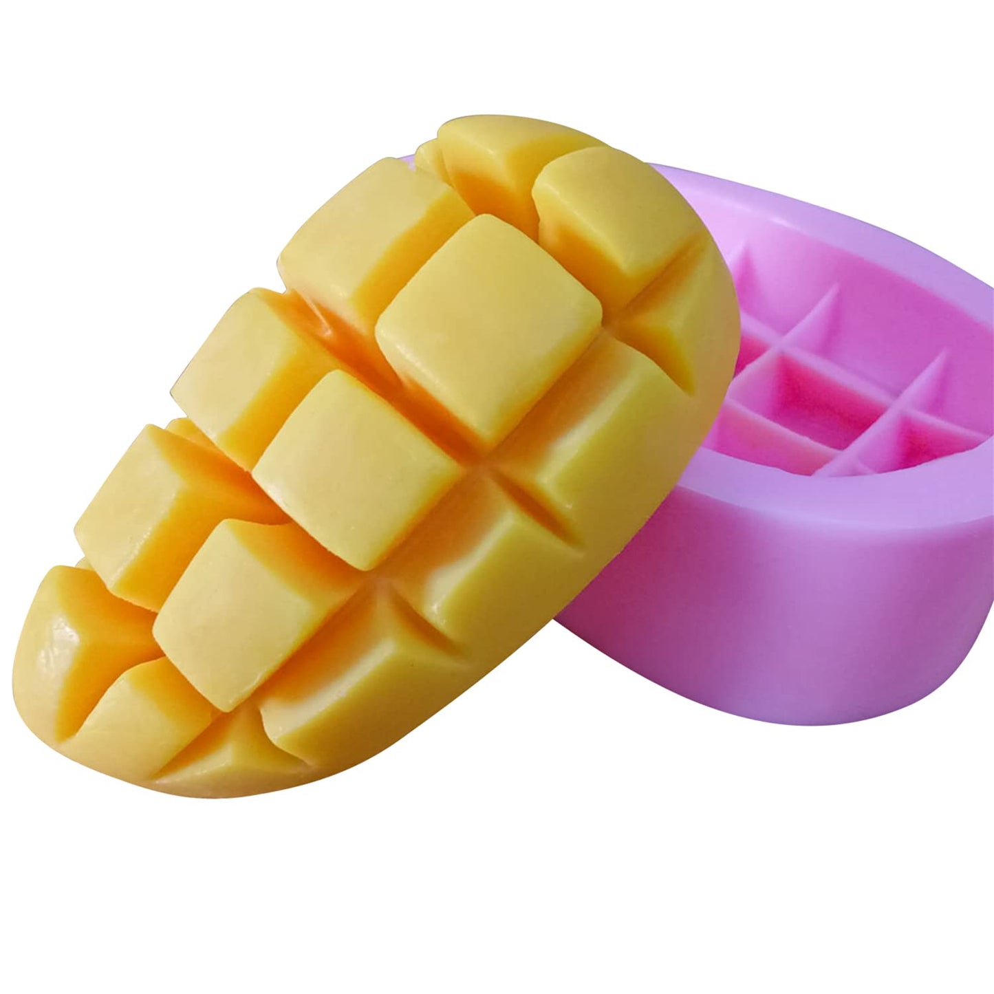Mango Slice soap mold CFM240-SSM230 for creative handmade soap making
