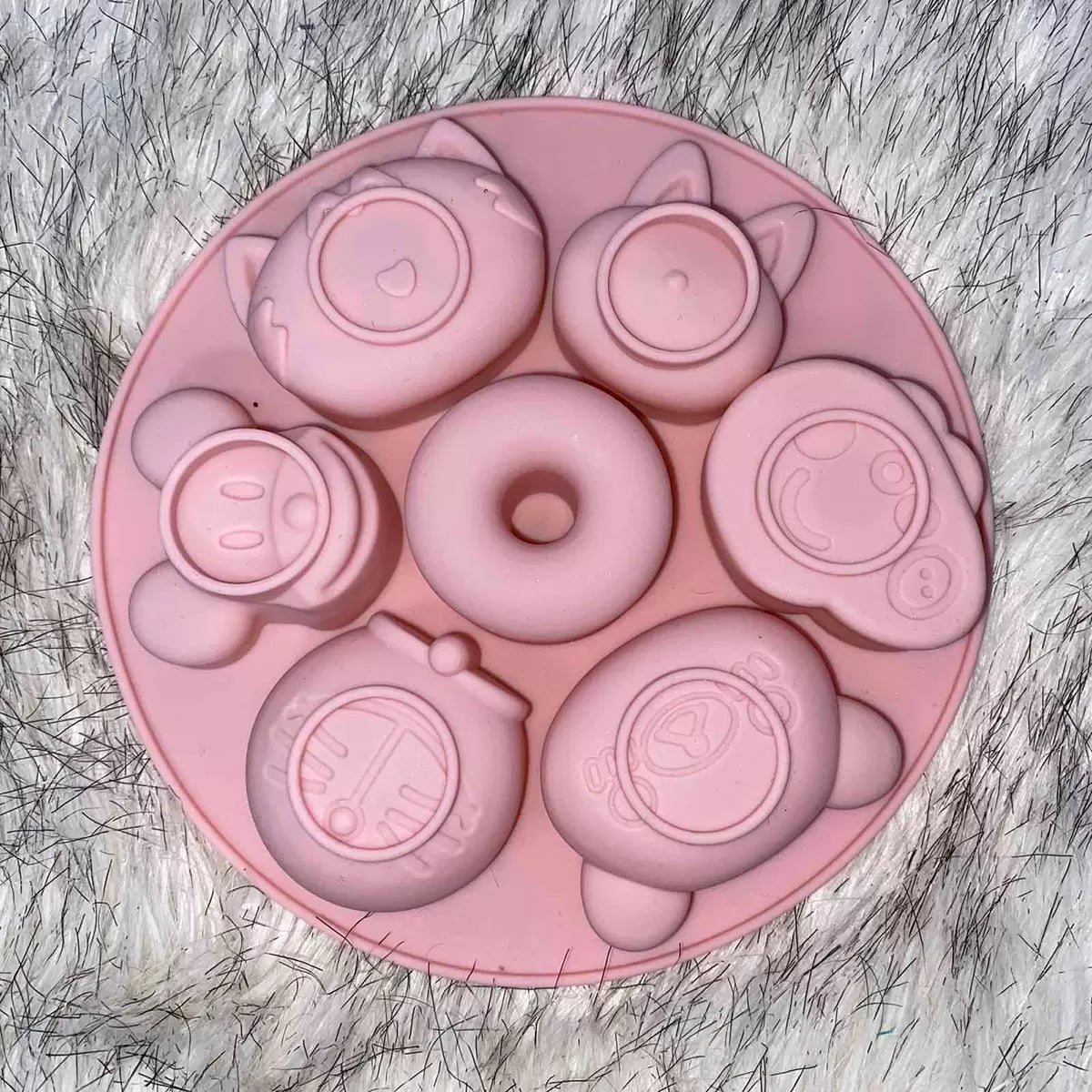 Mini Joy Characters Silicone Mould SSM243 ideal for handmade candles, soaps and resin crafts