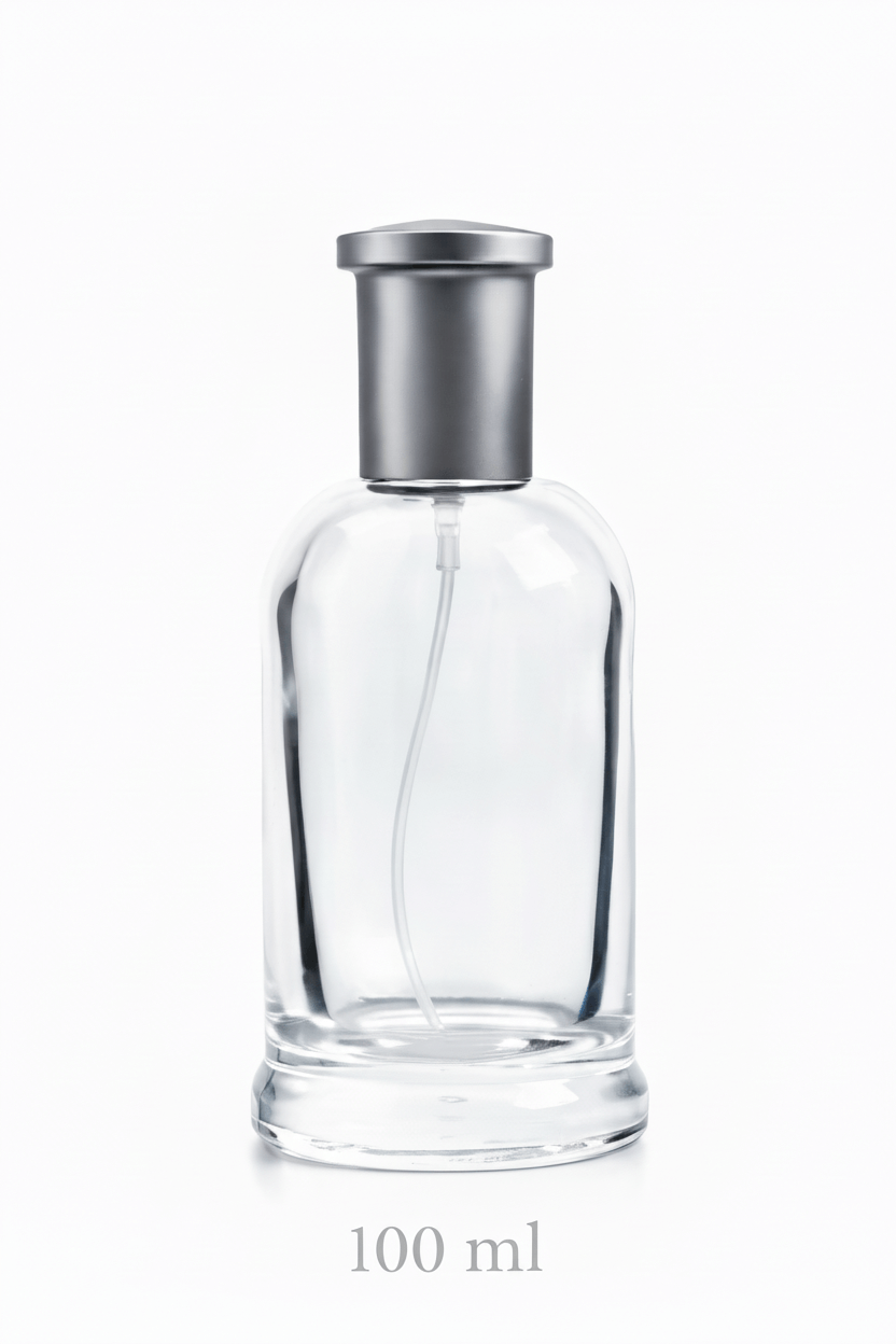 100ml Minimalist Luxury Perfume Bottles Set of 4 PGB003 for perfume making and fragrance packaging