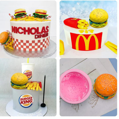 Burger Bun Silicone Mold 