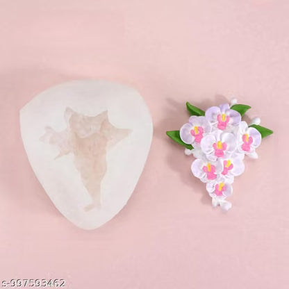 CFM458 Orchid Cluster Decorative Mold