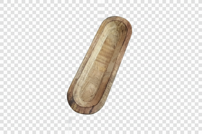 Wooden Serving Boat Bowl WC001 | WC008 |WC009 | WC010