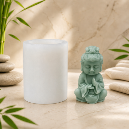 Peaceful Buddha Silicone Mold