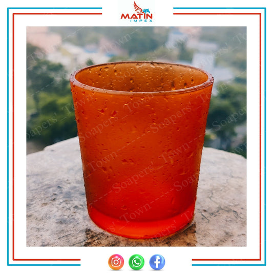 Orange Shot Glass Medium 100ml 12pcs PM189