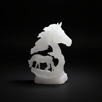 Premium Horse Shape Silicone Mould WCM807 for candle making, resin art and DIY craft projects