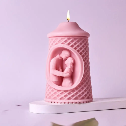 WCM778 Valentine Couple Pillar Mould