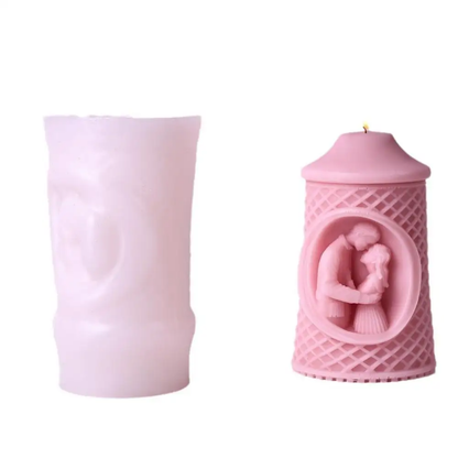 WCM778 Valentine Couple Pillar Mould
