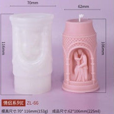 WCM779 Romantic Love Pillar Mould