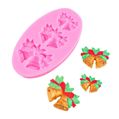 Jingle Bell fondant (own) CFM389