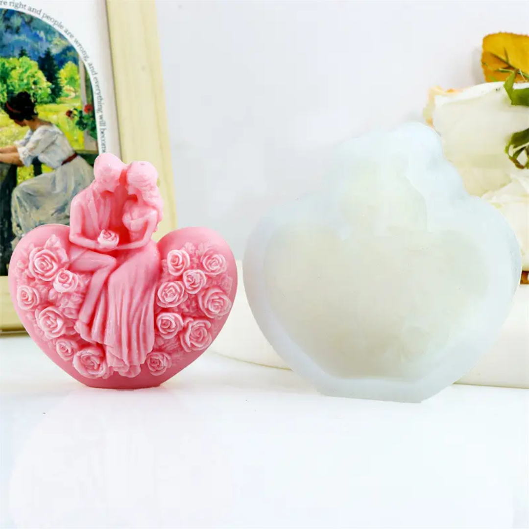 WCM780 Romantic Anniversary Couple Statuette Mould