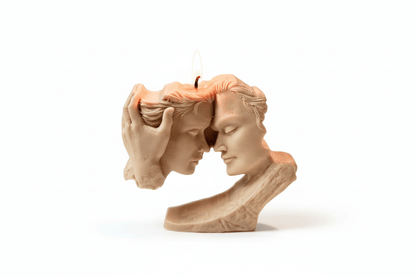 Romantic Couple Face Silicone Mould WCM805 for candle making, resin art and romantic sculpture crafts