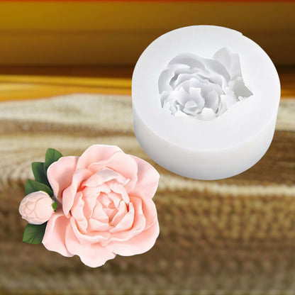 Rose silicone mould WCM812 for resin, candle, and soap crafting