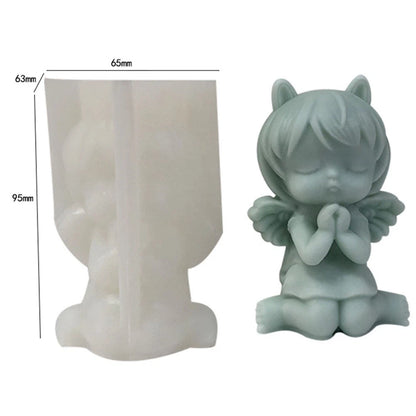 Brown Angel Girl Mold WCM578