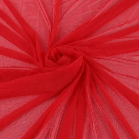 Red Mesh Net Fabric 10 Meter PM297