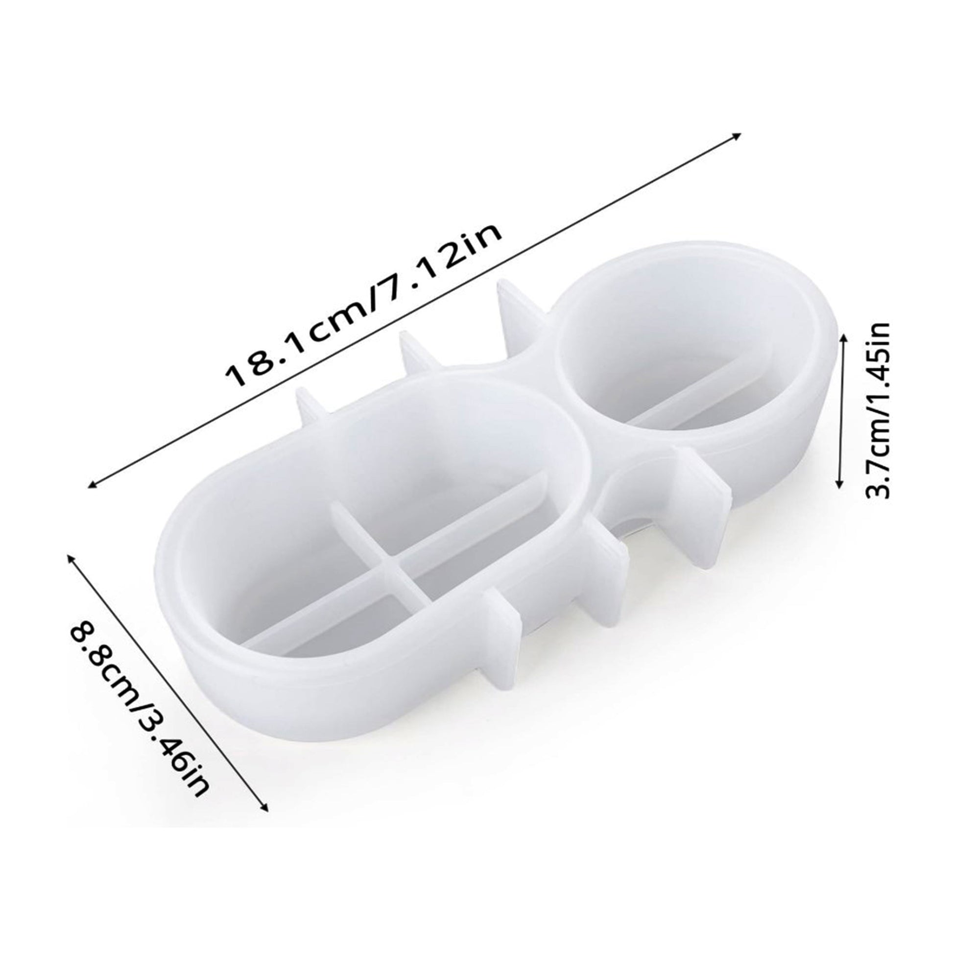 2-in-1 Succulent Planter Candle Mold