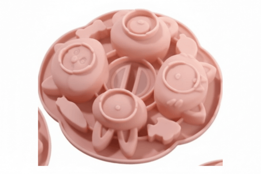 Tiny Smiles Animal Silicone Mold SSM246 for mini candles, soap making and cute DIY craft projects