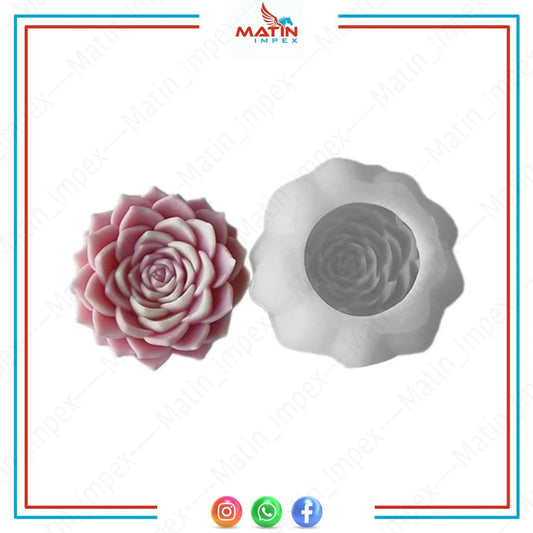 Pink Peony Flower Mold WCM561