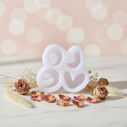 3D Stylized LOVE Word Mould CFM398(own)