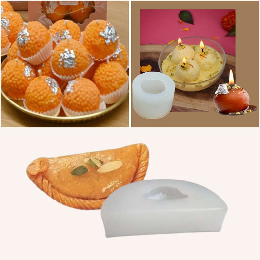 Motichur Laddu, Gunjiya, Rasgulla Mold